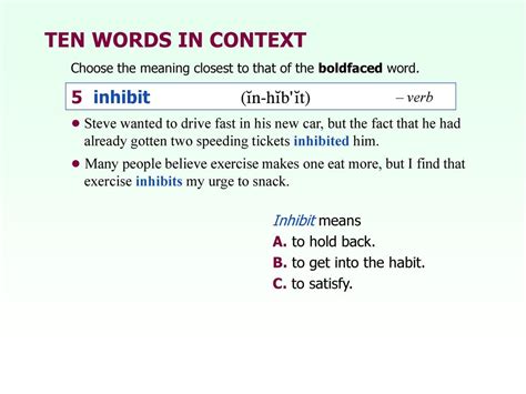 enhibit|inhibit verb .